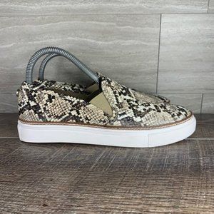 Steve Madden Jalia Snakeskin Slip On Sneaker